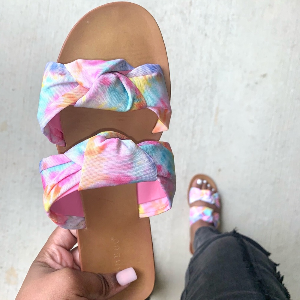 Pastel Tie Dye Sandal